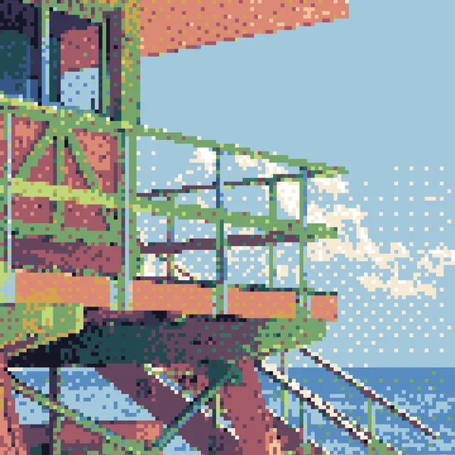 Pixel Art processed image preview