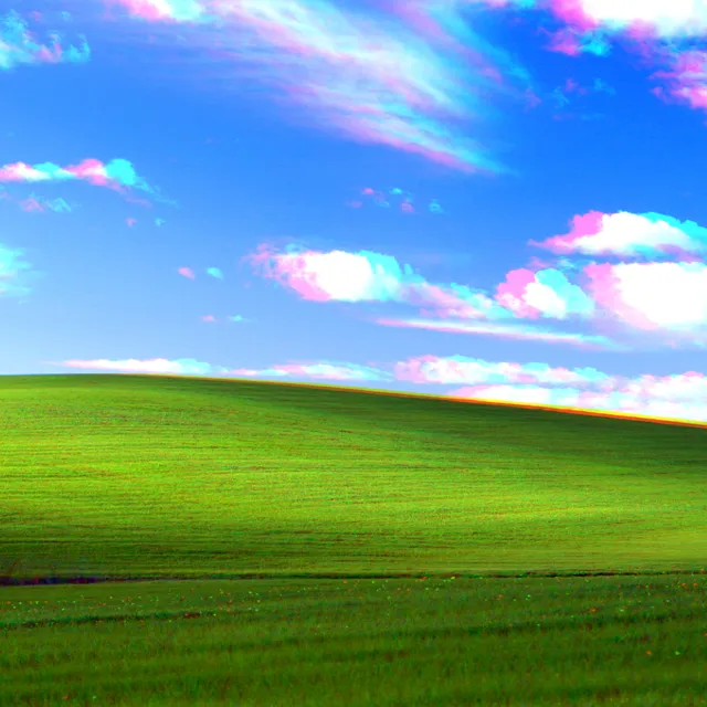 Image preview with cyan and magenta fringes along bright cloud edges.