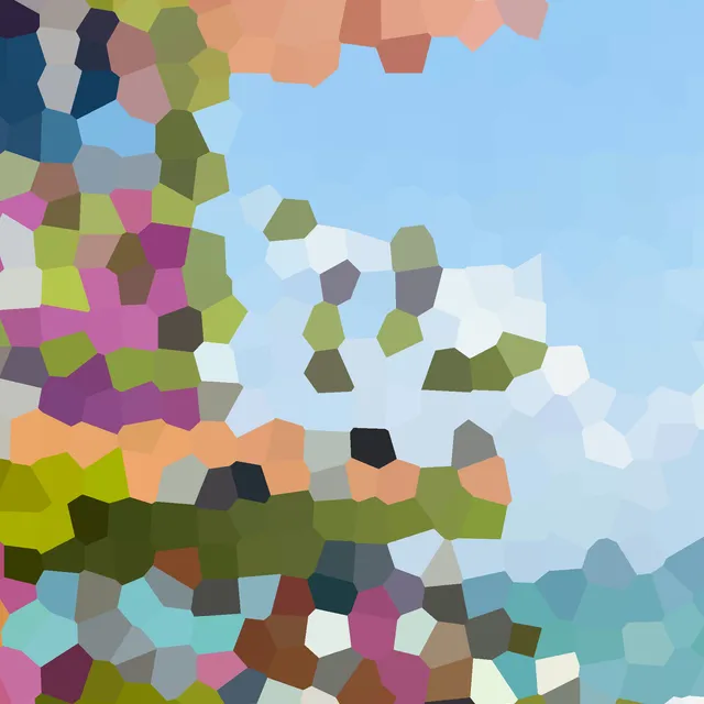 Mosaic processed image preview